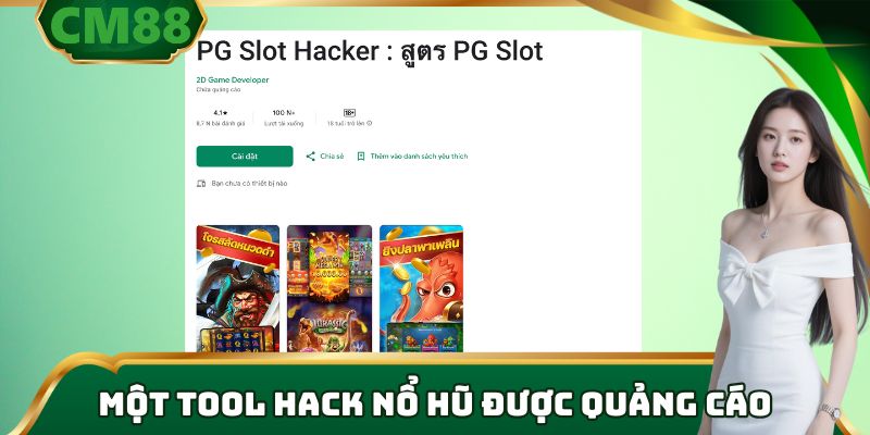 Một tool hack nổ hũ được quảng cáo